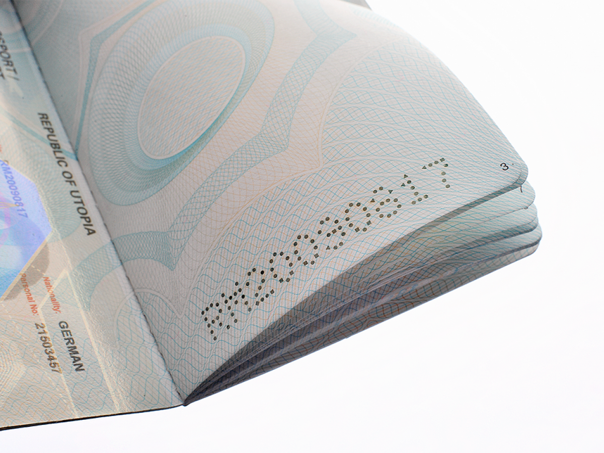 Vorschaubild für die Unterseite: Passvorpersonalisierung