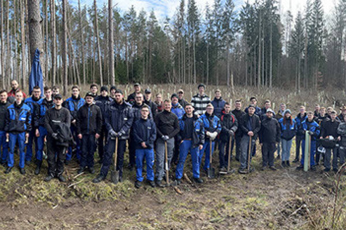 Trainee tree planting campaign promotes team spirit Cover
